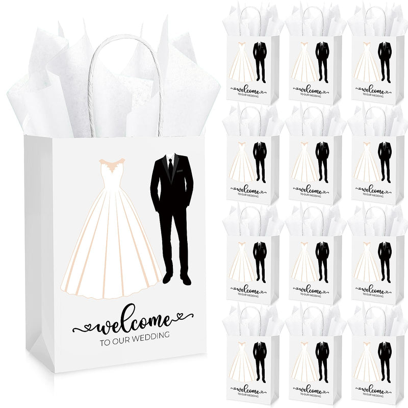 Zhanmai 50-Piece Elegant Wedding Welcome Bag Set