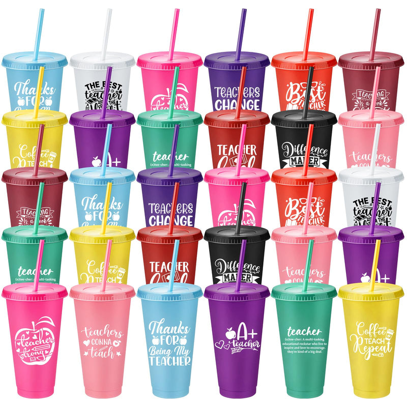 Educator's Gratitude 24oz Tumbler Set - 30 Pcs